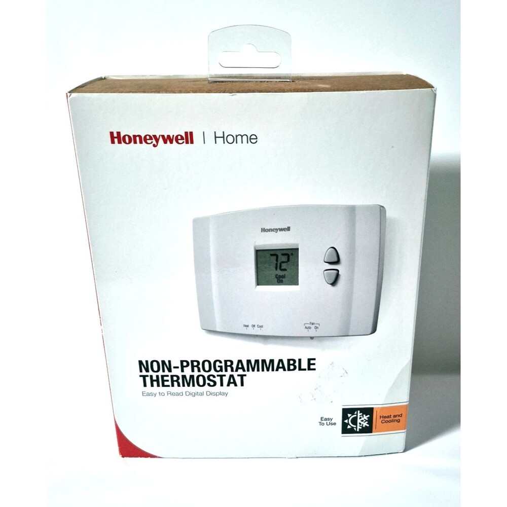 Honeywell Home Non Programmable Digital Thermostat 4.75" x 3.38" x 1.1" NEW